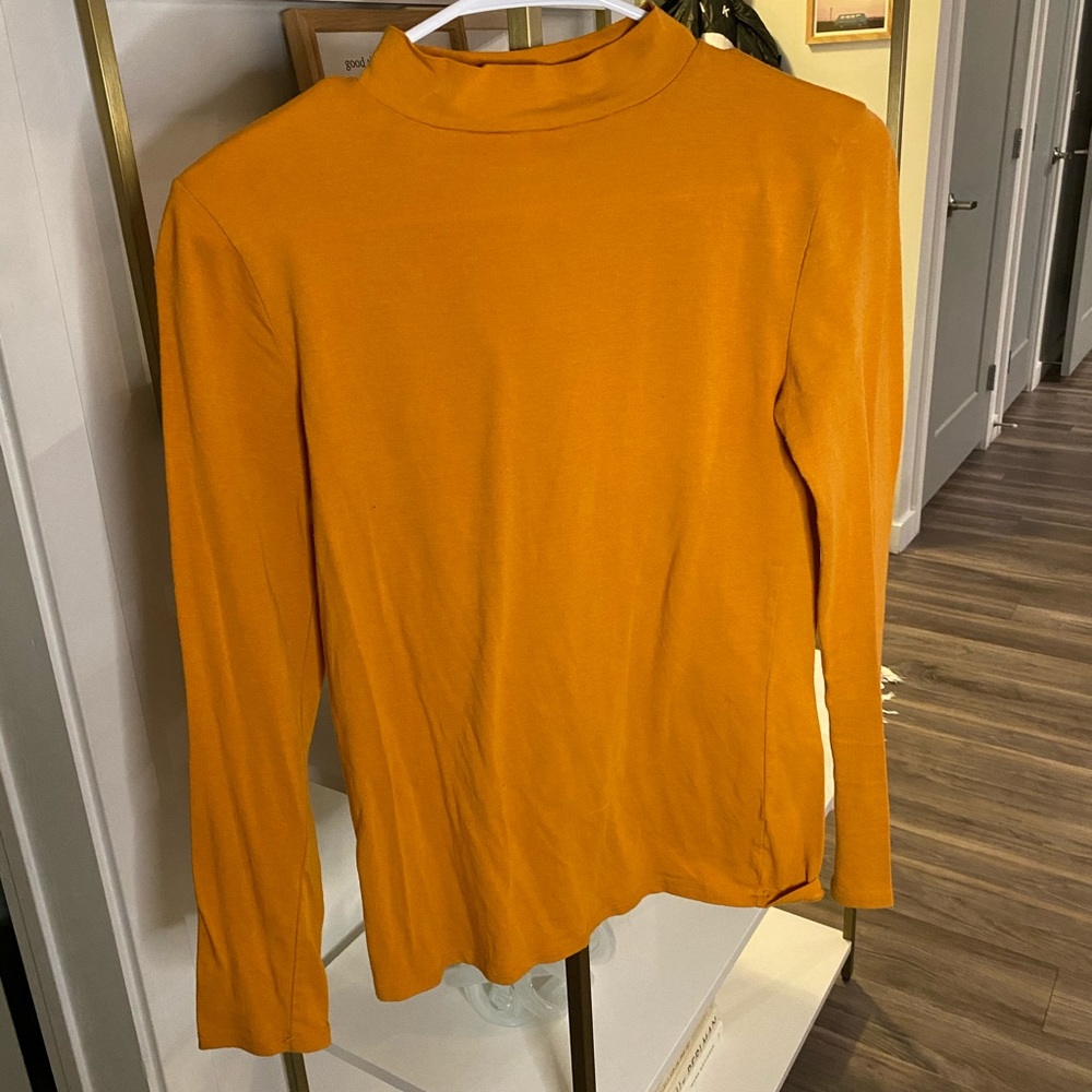 local boutique mock neck top